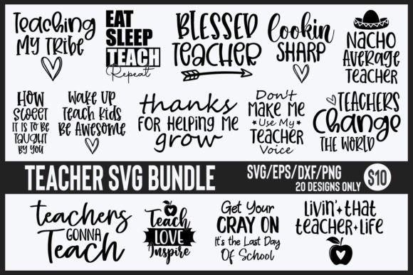 About Teacher SVG Bundle Vol 3: A Creative Design Asset for Content Publishers