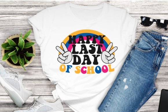 Happy Last Day of School SVG Vacation: A Vibrant Design Asset for Crafts and Graphics