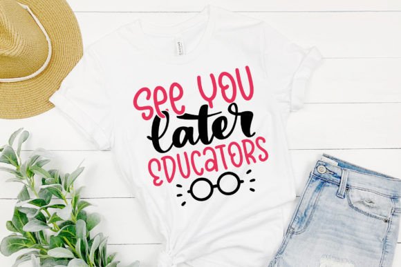Last Day of School SVG See You Later – A Versatile Graphic for Crafts and Branding