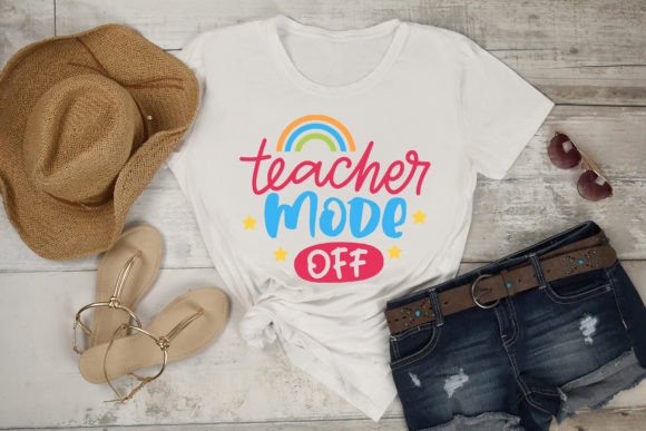 Last Day of School SVG Teacher Mode Off: A Versatile Design Asset for Crafts and Graphics