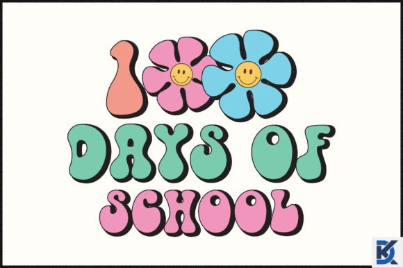 Retro 100 Days of School SVG Review for Real Projects