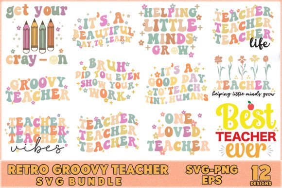 Retro Groovy Teacher SVG Bundle: A Designer’s Real-World Evaluation