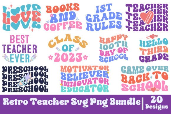 Retro Teacher Svg Png Bundle Review for Real Embroidery Projects