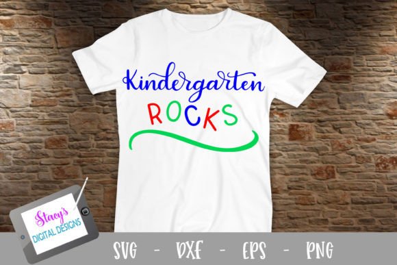 School SVG - Kindergarten Rocks Review: A Playful Embroidery Design for Real Projects