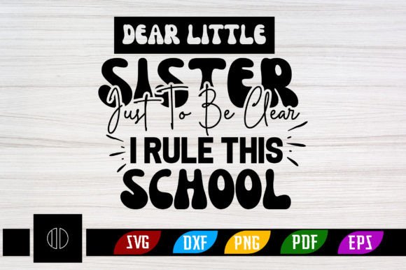 Sister School Svg Design: A Versatile Graphic for Crafts and Creative Projects
