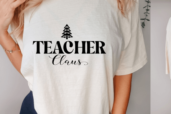 Teacher Claus SVG: A Festive Graphic Design Asset for Local Business Branding