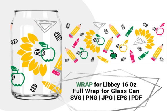 Teacher, School Svg for Libbey 16 Oz Can Review