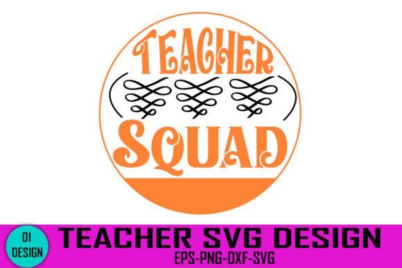 Teacher Squad SVG Design: A Modern Craft Asset for Content Creators