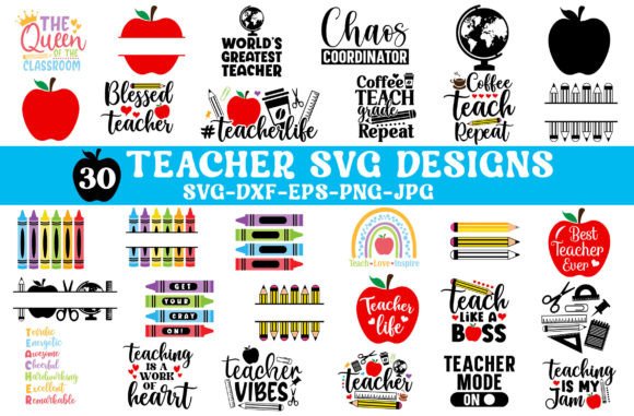 Teacher Svg Bundle: A Graphics Asset for Crafts & Creative Projects