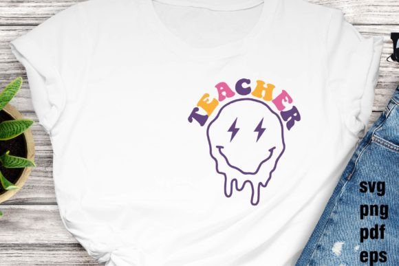 Teacher Svg Smiley Face Retro: A Nostalgic Embroidery Design for Modern Projects